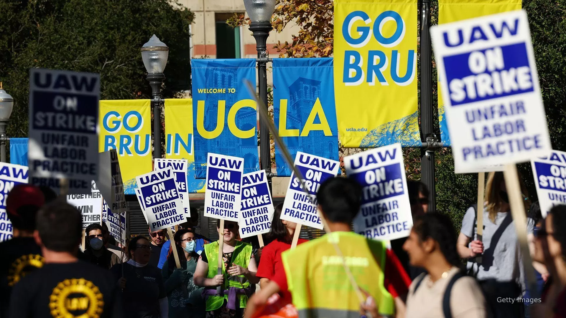إضراب جامعات كاليفورنيا